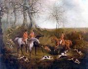 unknow artist Classical hunting fox, Equestrian and Beautiful Horses, 033. Germany oil painting artist